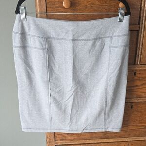 Athleta Light Gray Mini Skirt